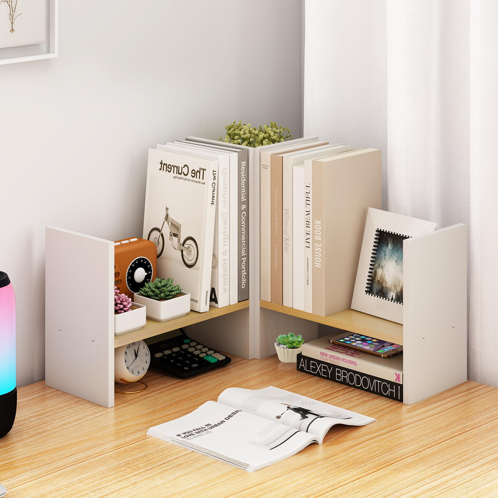 Desk book storage discount